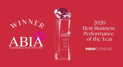 INSKIN COSMEDICS Wins ABIA 2020 Best Business Performance of the Year 